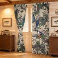 thumbnail image 3 of Manfei Farmhouse Wildlife Duck Curtains and Drapes Pack of 2 (52x63 Each), Vintage Camouflage Print Black Out Curtains, Sage Green, 3 of 6