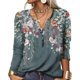 thumbnail image 3 of Blusas vintage para mujer, tops elegantes de manga larga para mujer, tops y blusas florales para mujer, ropa boho para mujer, 3 of 5