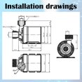 thumbnail image 3 of Mini bomba de agua sumergible ultra silenciosa DC 12V Lift 5M 800L/H Motor sin escobillas, 3 of 5