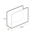 thumbnail image 4 of Clear Acrylic Desk File Holder- Large, 4-Pack, 4 of 7