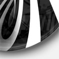 thumbnail image 3 of Designart 'Black and White Spiral ' Modern wall clock, 3 of 6