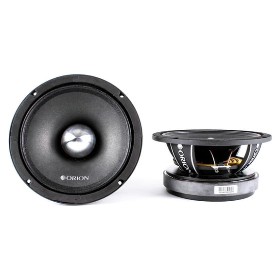 Orion XPM84MBF XTR Pro 6.5" 1300W Max Power Midrange Speakers with Grill - Pair