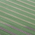 thumbnail image 5 of Fab Habitat Striped Outdoor Rug - Waterproof, Fade Resistant, Crease-Free - Premium Recycled Plastic - Porch, Deck, Balcony, Mudroom, Laundry Room, Patio - Kyoto - Green - 3 x 5 ft, 5 of 7
