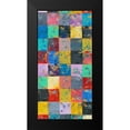 thumbnail image 2 of Galapon, Nikki 14x24 Black Modern Framed Museum Art Print Titled - Lucky Seven I, 2 of 5