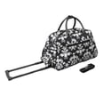 thumbnail image 7 of World Traveler 21-Inch Carry-On Rolling Duffel Bag - Black Blue Damask ll, 7 of 7