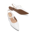 thumbnail image 4 of Women’s Pointed Toe Slingback Flats, Adjustable Ankle Strap Low Heel Dress Shoes for Work & Daily Wear, 4 of 8