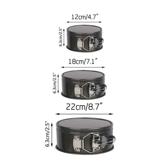 Vikakiooze under $10, Round Cake Mould Movable Bottom Round Honeycomb Carbon Steel Cake Mould Baking Appliance
