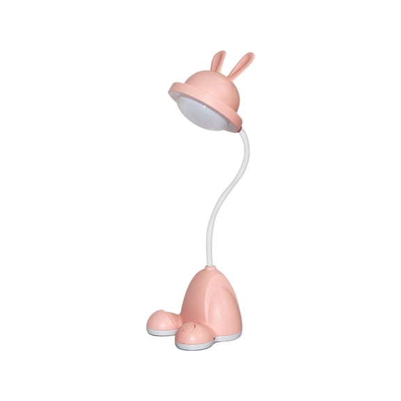 Fareti USB Desk Lamp with Pen Holder, Rechargeable LED Reading Light for Dormitory, Homework, Bedside, Flexible Gooseneck, Adjustable Brightness