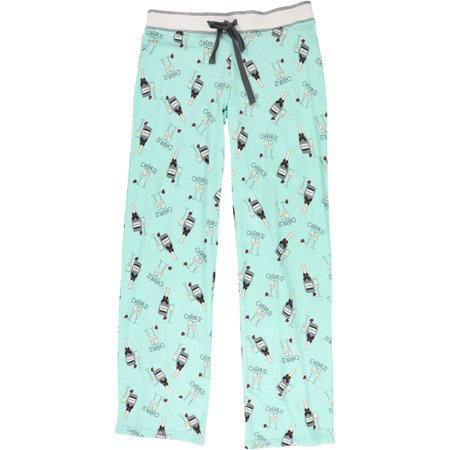 P.J. Salvage Womens Cheers! Pajama Lounge Pants, Blue, Medium | Walmart ...