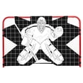 thumbnail image 2 of Moonsky Street Hockey Shooting Target - 4x6ft Goalie Practice Net with Target Zones, Improves Shot Accuracy for Ball & Puck Hockey Black 1PC, 2 of 5