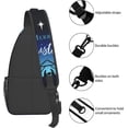thumbnail image 3 of Merry Christmas Birth Christ Sling Bag Crossbody Hiking Travel Chest Bags Backpack Shoulder Daypack for Women Men, 3 of 7