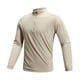 thumbnail image 1 of pstuiky manga larga de hombre, Camiseta funcional de manga larga, ligera, elástica, de secado rápido, deportiva, informal, de manga larga y cuello alto para hombre. camisetas de hombre xl, 1 of 7