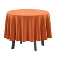 thumbnail image 1 of Vargottam Indoor/Outdoor Round Tablecloth 58 Inch Round Tablecloth Waterproof Patio Table Cloths, Spring/Summer Table Covers for Backyard Circular Table/BBQs/Picnic - Coral Orange, 1 of 7