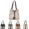 thumbnail image 2 of Sac à Bandoulière pour Femmes Mode Rétro Sac Fourre-Tout en Toile Sac à Bandoulière pour Magasinage, 2 of 10