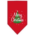 thumbnail image 2 of Christmas Dog Bandana, "Scribble Merry Christmas", 2 of 5