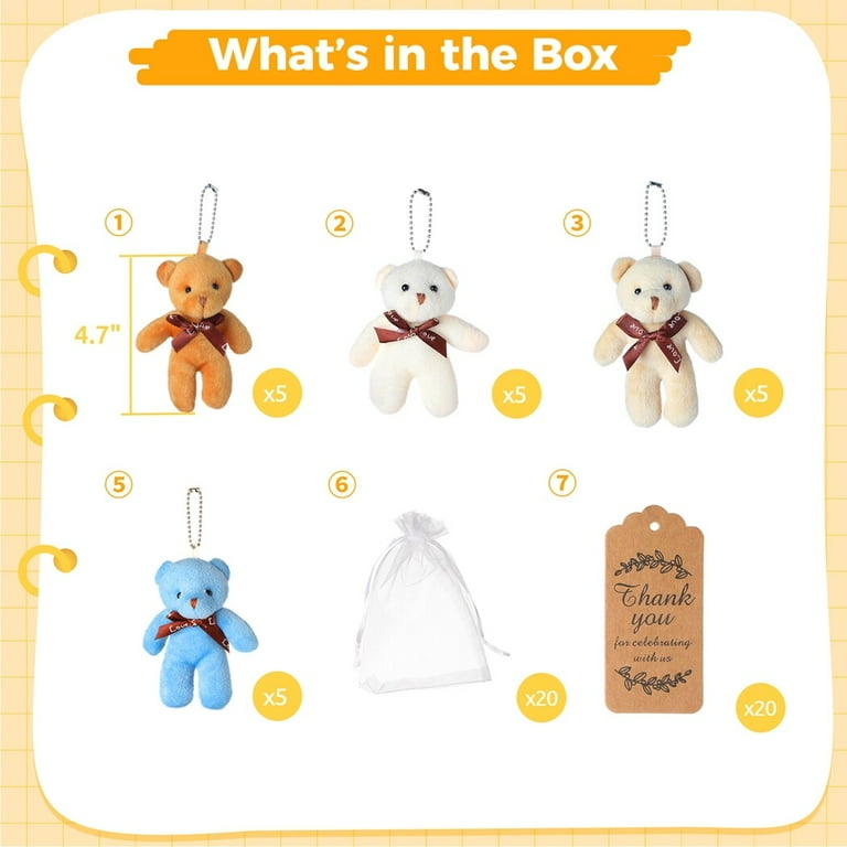 Mini teddy bears bulk sales
