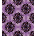 thumbnail image 3 of Ambesonne Purple Mandala Duvet Cover Sets, Vintage Boho, 2-King, Black Redwood Violet, 3 of 7
