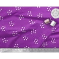thumbnail image 2 of Soimoi Purple Silk Fabric Dot Abstract Printed Fabric 1 Yard 42 Inch Wide, 2 of 3