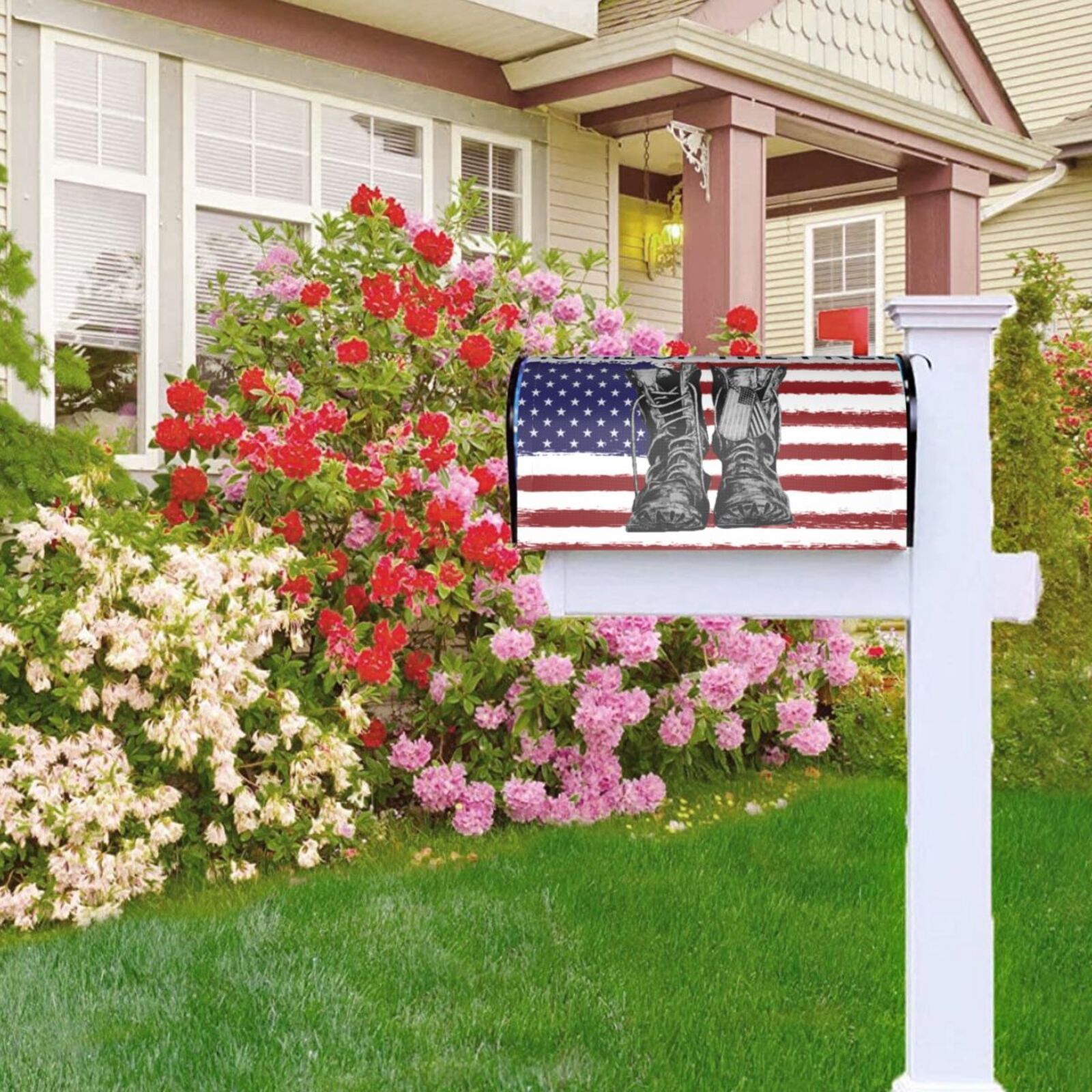 Kdxio Magnetic Mailbox Cover 21x18 in Mailbox Cover Outdoor Decoration Holiday Mailbox Covers for Home Garden Yard-21x18 in