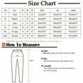 thumbnail image 3 of QENGING Women's Pants Wide Leg Casual Elastic Trousers Pattern Pattern Plus Size Trousers, 3 of 5
