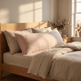thumbnail image 3 of Unique Bargains 1 Pack Soft Cooling Cotton Pillow Covers Wrinkle Resistant Light pink, 3 of 5