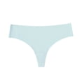 thumbnail image 5 of Panties for Women,Fashion Low Waist Striped Briefs for Women Comfortable Lace Trim Everyday Panties,Womens Underwear,Light Blue,M, 5 of 5