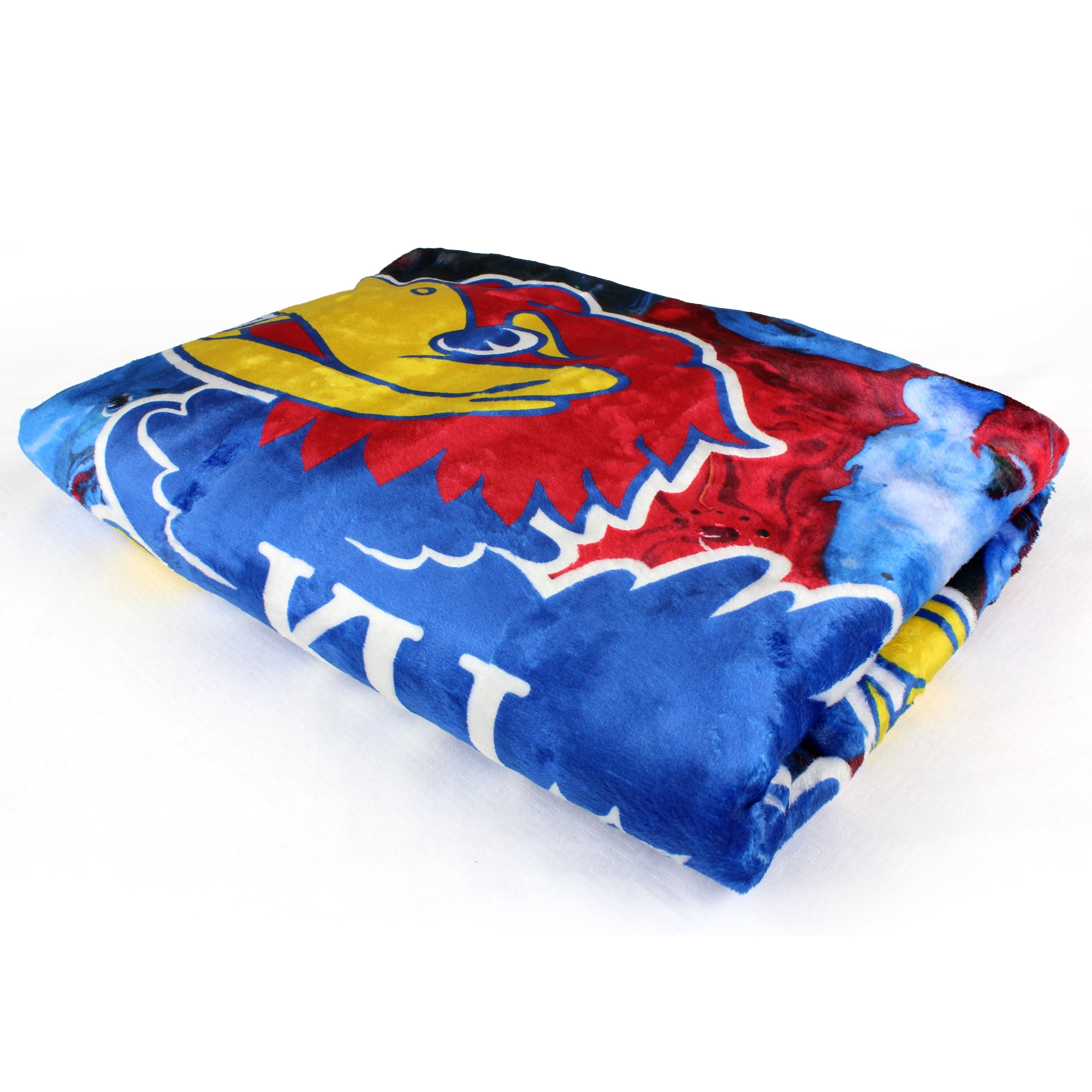 College Covers Kansas Jayhawks Sublimated Soft Throw Blanket, 42" x 60"