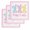 Pink, Multicolor, variant on Easter Kitchen Dish Towels for Drying Dishes Set of 2, Spring Polka Dot Bunny Pink Plaid Checkered Waffle Weave Microfiber Hand Tea Bathroom Towels Quick Dry & Absorbent Towel 15.7x23.6
