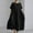Black, variant on Party Dresses for Women Fashion Solid Color Crew Neck Mid-Length Dress Leisure Slim Fit Short Sleeve Ruched Bodycon Sundresses