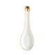 thumbnail image 1 of Cuchara de cerámica con borde dorado, cuchara de sopa pequeña, porcelana de hueso blanco, cuchara for el hogar, cuchara de sopa grande, cuchara for comer arroz, 5 piezas, 1 of 6