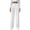 White, variant on DeHolifer Women Dress Pants Wide Leg Business Casual Flowy Work Palazzo Pant High Waisted Trousers with Pocket Gray XL