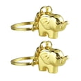 thumbnail image 1 of MasteelfCA 2pcs Elephant Keychain Adorable Charm Keychain Key Fob Pendant Car Key Ornament, 1 of 8