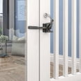 thumbnail image 3 of Reversible Design Gate Latch, Self-Locking Quick Release For Easy Operation, Thicken Steel Construction Offering Superior Durability, Suitable For Various Gates, 3 of 5