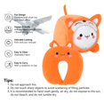 thumbnail image 4 of Almohada cervical deformable 2 en 1 de Travel Pillow Stocaggio Kids, 4 of 6