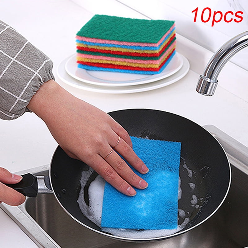 Wipe Cloth Wash Dishes Without Oil Decontaminate Cloth Clean Cloth. Wash Towels 2pcs Bamboo Fiber Dishcloth Does Not Lose Hair