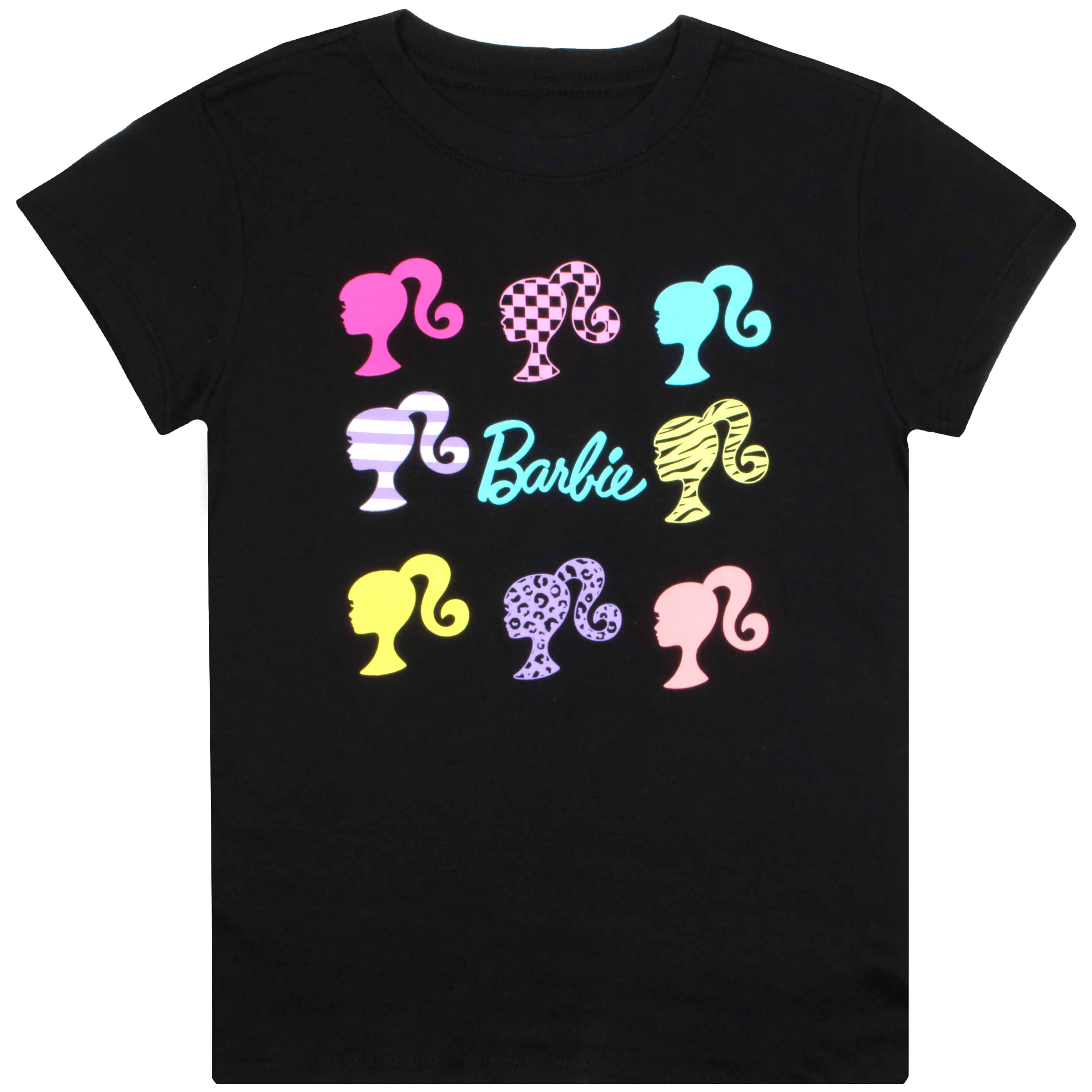 Barbie Girls T-Shirt 3-Piece Set Bundle for Kids (Size 4-12) 
