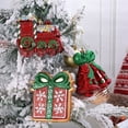 thumbnail image 5 of ERK Ornements de Noël Pendentif Train Rouge Petit Pendentif Photo Déguisement, 5 of 5