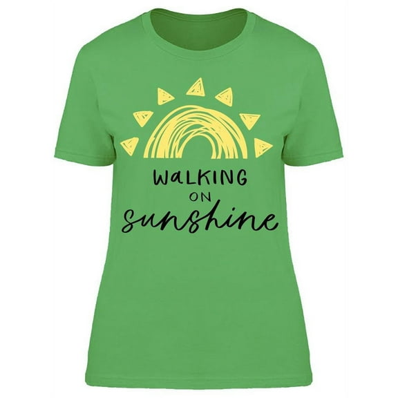 Walking In This Sunshine T-Shirt Women -Image by Shutterstock, Female x-Large
