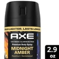 thumbnail image 3 of Axe Fine Fragrance Collection Body Spray 72 Hour Freshness Midnight Amber Aluminum Free, 2.9 oz, 3 of 10