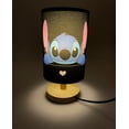 thumbnail image 2 of Night Light Stitch Table Lamp Wood Base Room Decoration or Great Gift Ideas, 2 of 6