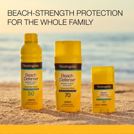 Neutrogena Beach Defense SPF 70 Sunscreen Lotion, Oil-Free, 6.7 oz - Image 2