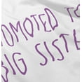 thumbnail image 4 of Promoted Big Sister Expecting Sibling Youth T Shirt Tee Girls Infant Toddler Brisco Brands 5T, 4 of 5