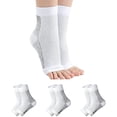 thumbnail image 1 of wonima11 3 pairs Neuropathy Socks, Soothe Socks for Neuropathy Pain, Tendonitis compression socks, Plantar Fasciitis, Neuropathy Pain- Brace For Women And Men（L-XL, white）, 1 of 1