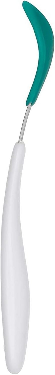 OXO Tot - On-The-Go Feeding Spoon with Travel Case - Soft Silicone Edge on Spoon - Baby Toddler Feeding Utensils - Teal