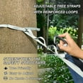 thumbnail image 4 of Wobogo A Wise Old Owl Camping Hammocks 330 lb Capacity with Tree Straps and Hanging Pockets for Outside Hiking Beach Backpack Travel, 4 of 8