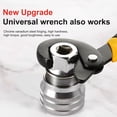 thumbnail image 5 of Socket Wrench, Adjustable Socket for 3/8" Ratchet and Power Drill, 10-19mm & 3/8"-3/4" Self-Adjusting Socket Set,Automotive Repair, Home Improvement, Workshop Tool Kit(1 Universal sleeve), 5 of 8