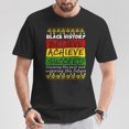 thumbnail image 2 of Black History Month Decorations Melanin Pride Graphic Tee Unisex Adult Cotton African American Heritage Celebration Gift Casual Cultural T-Shirt, Size XL, Color Black, 2 of 4