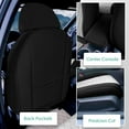 thumbnail image 5 of For 2016-2024 Honda Civic FH Group Neoprene Custom Fit Car Seat Covers Waterproof  - Front Gray, 5 of 6