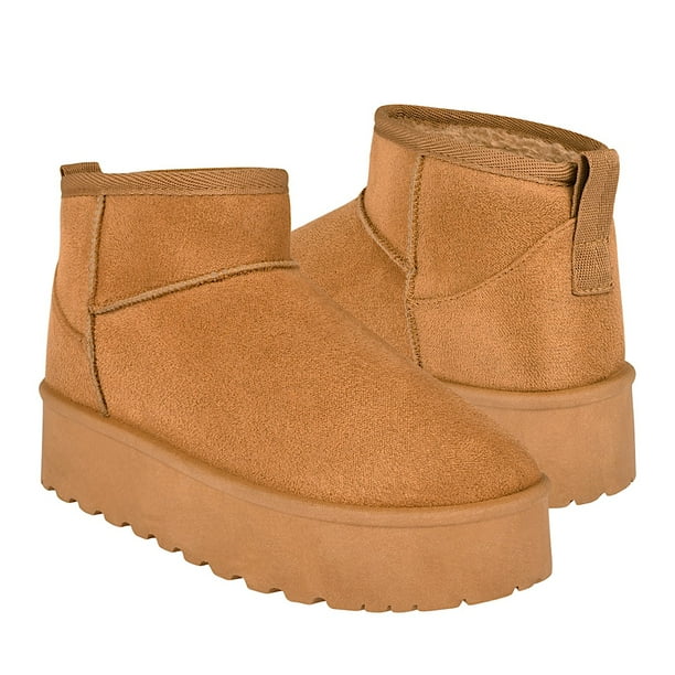 BOTINES DE INVIERNO DAMA STYLO 26435 SUEDE CAFÉ