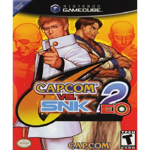 Restored Capcom vs. SNK 2 EO (Nintendo GameCube, 2002) Fighting Game (Refurbished)